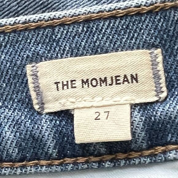 Madewell Women's The Momjean Blue Wash 5 Pocket‎ Style Cotton Mom Jeans Size 27 - Picture 9 of 16